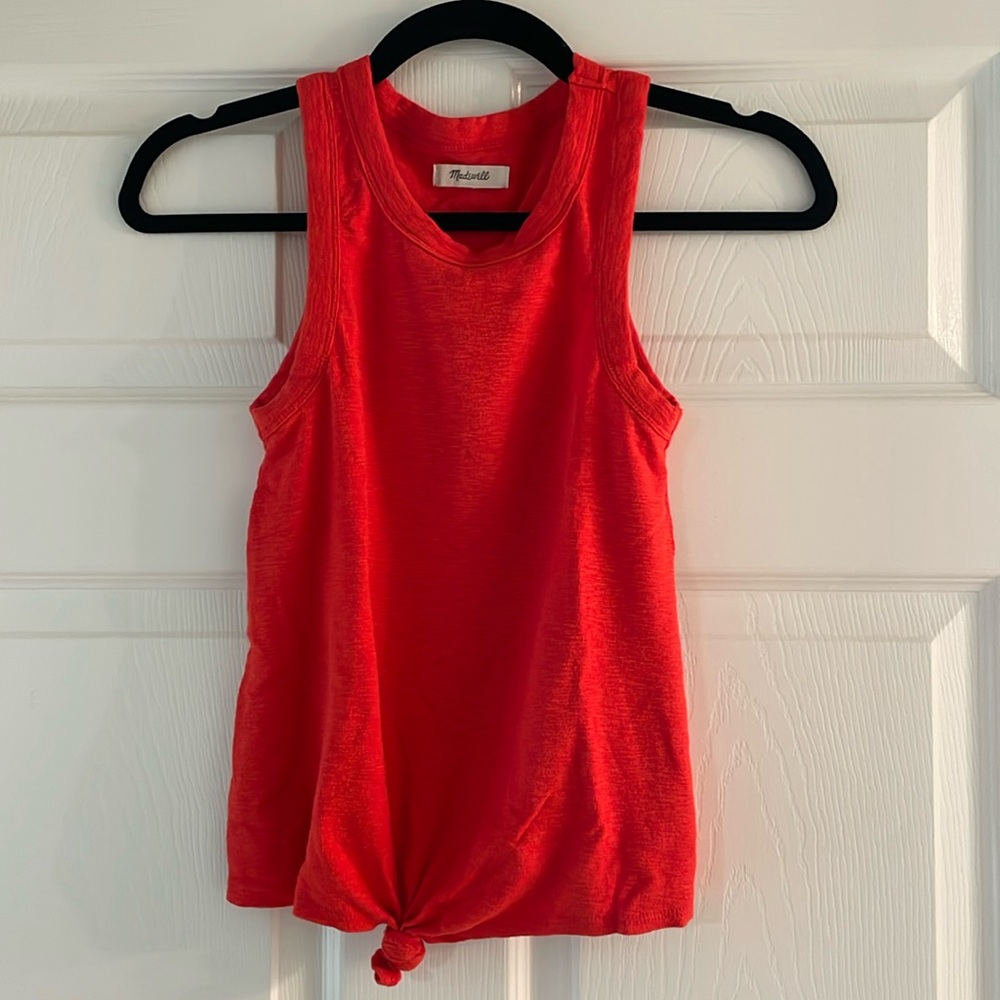 Madewell front tie tank